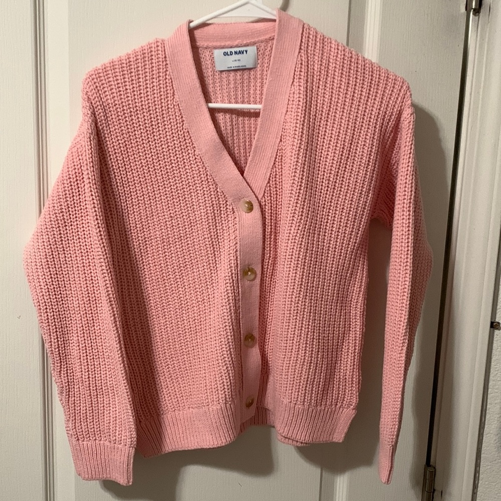 Old Navy size L big girls oversize Cardigan